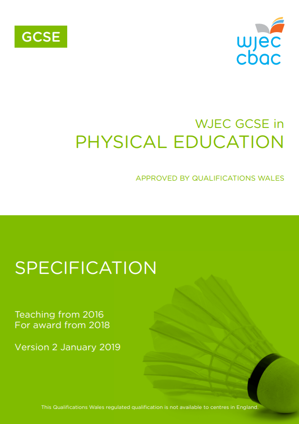 GCSE Physcial Education Specification 