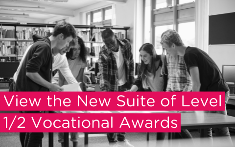 Discover our new Level 1/2 Vocational Awards