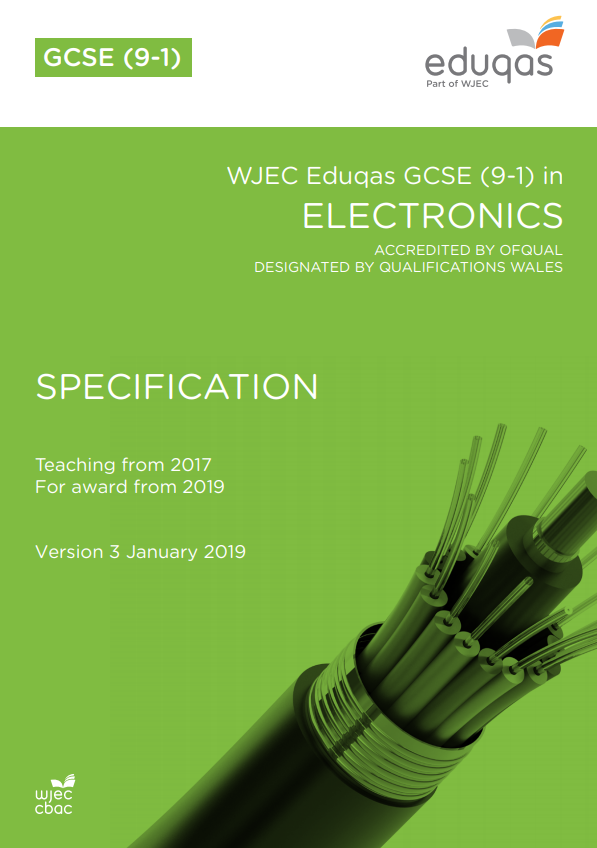 GCSE Electronics Specification
