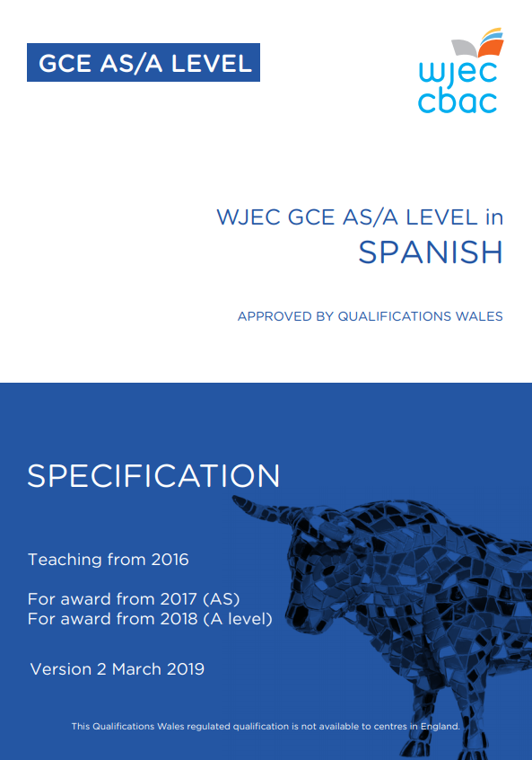 AS/A Level Spanish Specification