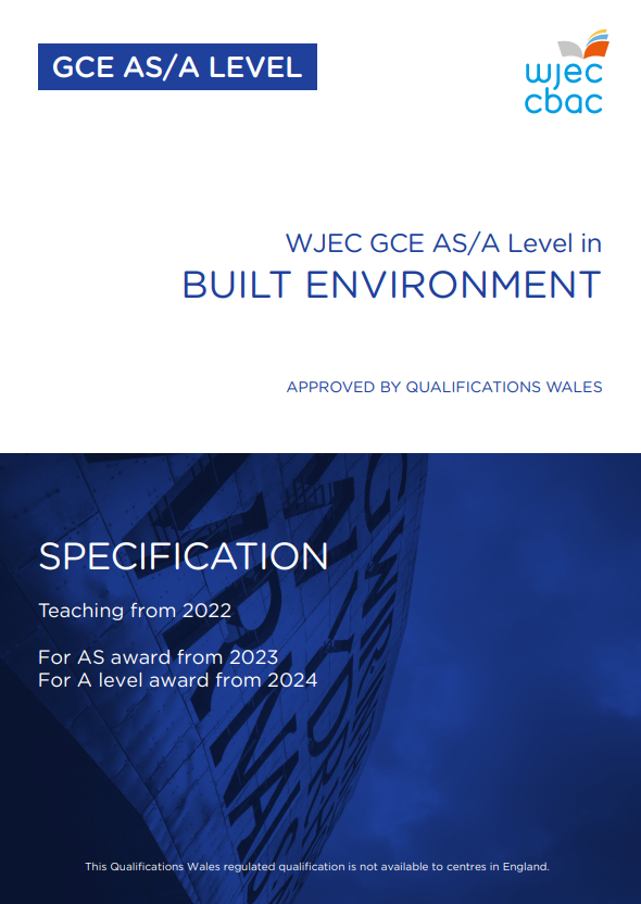 AS/A Level Built Environment Specification
