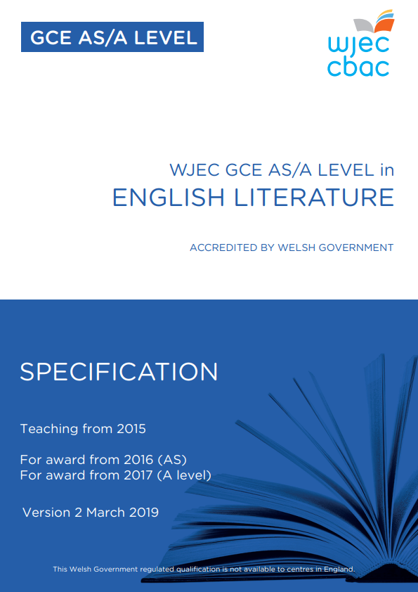 AS/A Level English Literature Specification