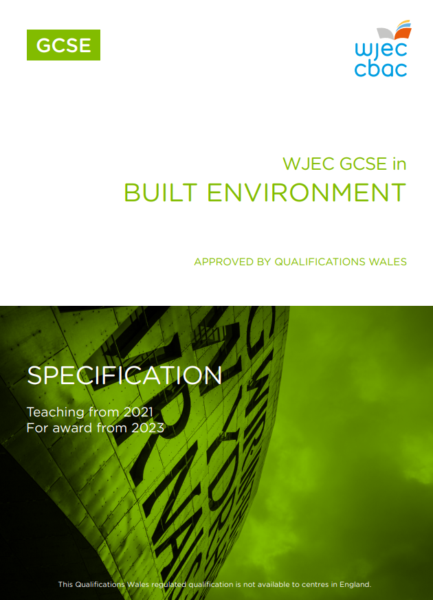 GCSE Built Environment Specification