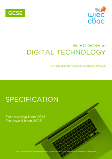 GCSE Digital Technology Specification